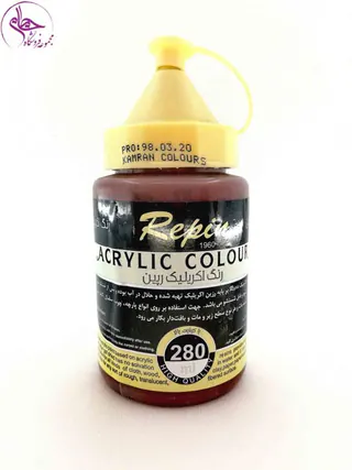رنگ اکریلیک 280 میل رپین Burnt Sienna کد 2