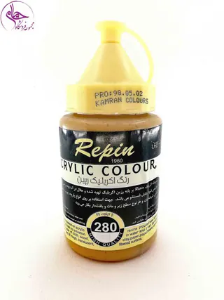 رنگ اکریلیک 280 میل رپین Yellow Ochre کد 44