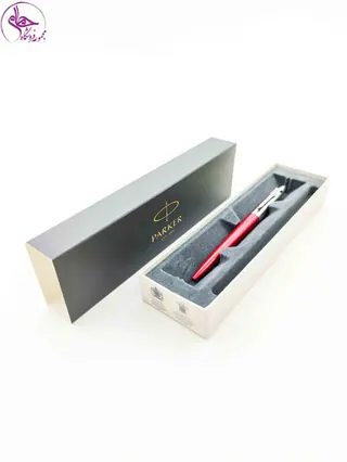 خودکار تمام استیل گیره کروم PK-Jotter - قرمز