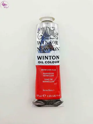 رنگ روغن 37میل وینتون وینزور Vermilion Hue کد 682