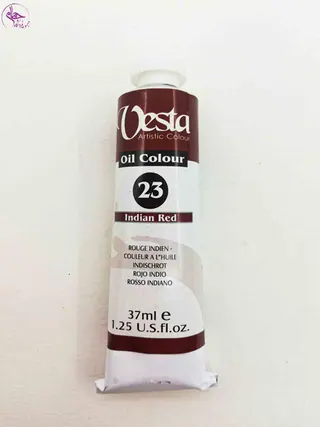 رنگ روغن 37میل وستا Indian Red کد 23