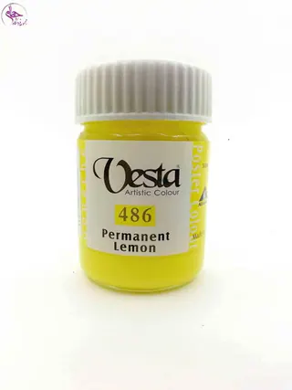 گواش 30 میل وستا Permanent Lemon کد 486