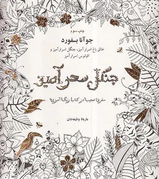 جنگل سحرآمیز(سفری عجیب در کتاب رنگ آمیزی)
