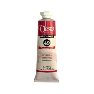 رنگ روغن 37میل وستا Permanent Rose کد 49