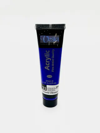 رنگ اکریلیک 37 میل وستا French Ultramarine کد 21