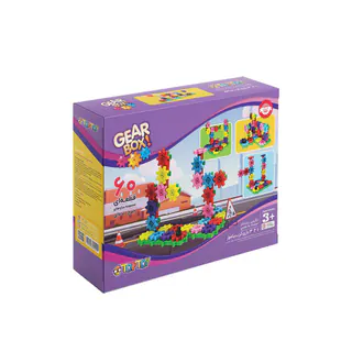 بازی چرخ دنده ای 60تکه گیر بکس برند TOP TOY