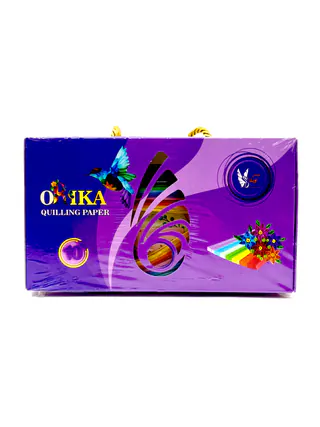پک کاغذ ملیله و کارت تشکر اوریکا سایز30در0.5سانتی 150برگی