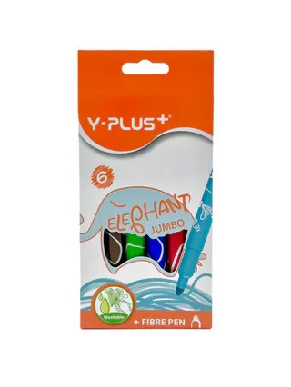 ماژیک جامبو 6رنگ Y-PLUS-171400