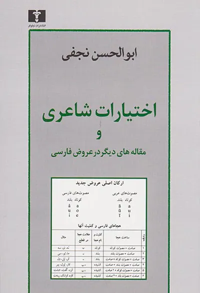 اختیارات شاعری و مقاله های دیگر در عروض فارسی