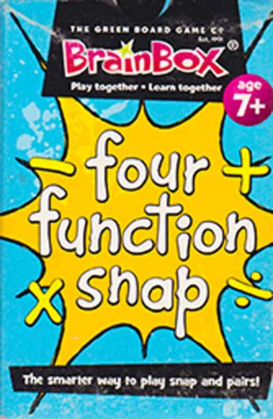 FLASH CARDS FOUR FUNCTION SNAP