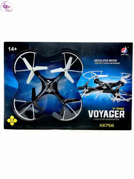 کوادکوپتر مشکی مدل HX756 برند HENG XIANG