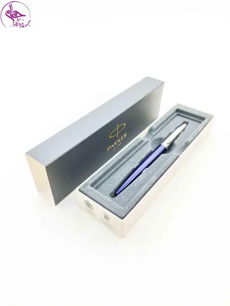 خودکار تمام استیل گیره کروم PK-Jotter - آبی