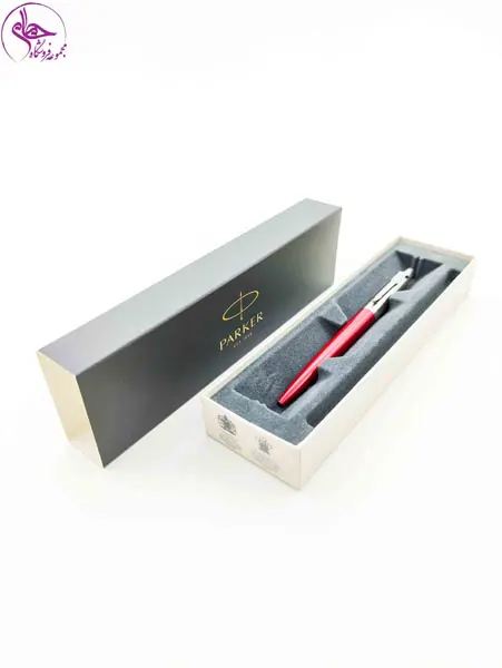 خودکار تمام استیل گیره کروم PK-Jotter - قرمز