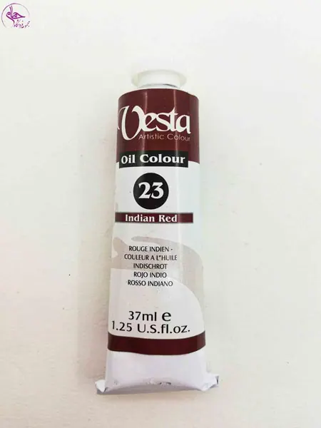 رنگ روغن 37میل وستا Indian Red کد 23