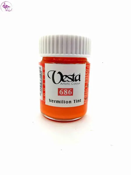 گواش 30 میل وستا vermilion Tint کد 686