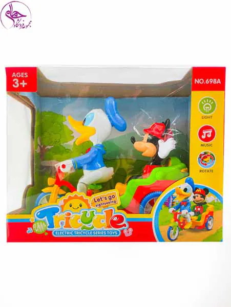 سه چرخه موزیکال میکی و موس کد 698