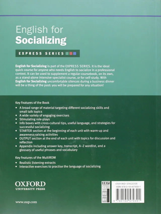 OXFORD BUSINESS ENGLISH ENGLISH FOR SOCIALIZING