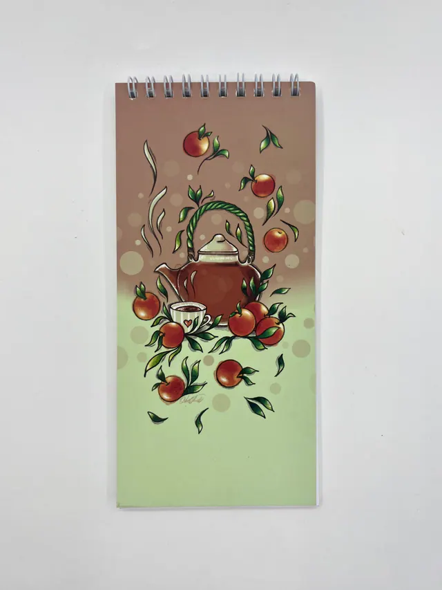 دفتر مقوایی سیمی از بالا 160 گرمی10*20