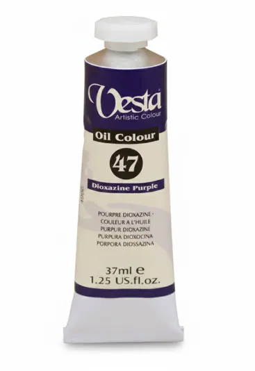 رنگ روغن 37میل وستا Dioxazine Purple کد 47