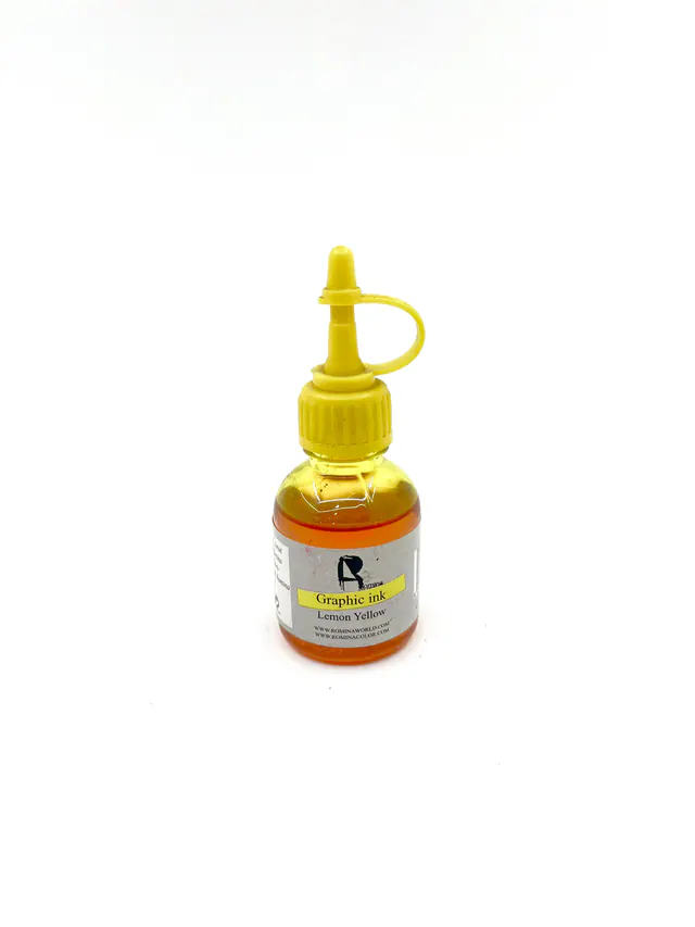 جوهر گرافیک اکولین 40میل Lemon Yellow کد 304