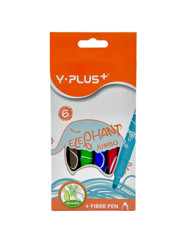 ماژیک جامبو 6رنگ Y-PLUS-171400