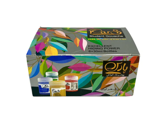 گواش 6 رنگ پارس